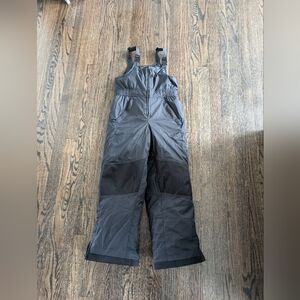 LL Bean Snowbuster Overalls, Black, Size 8